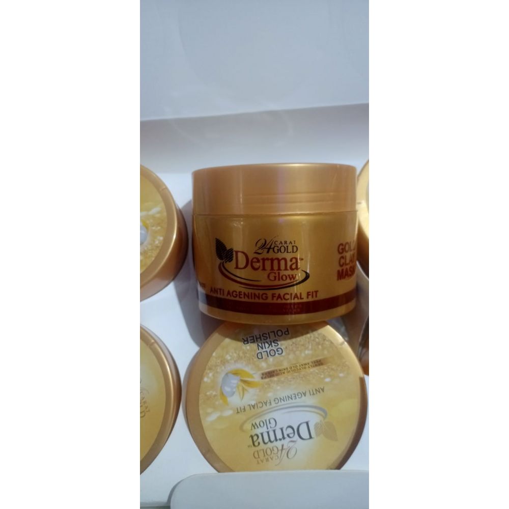 Derma Glow 24 Carat Gold Anti Agging Facial Kit